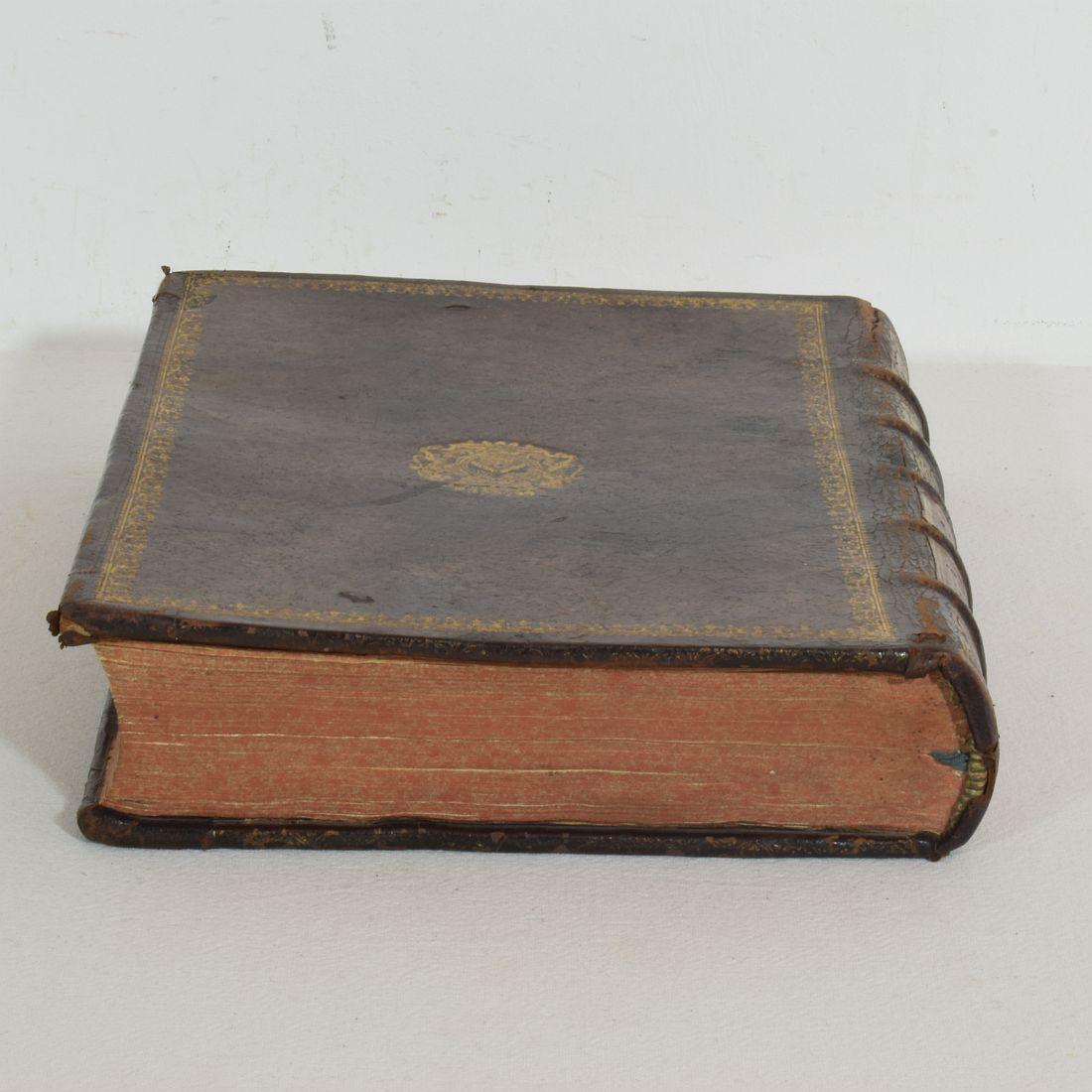 18th Century French Leather Keepsake, Secret Hiding Book 'Box' 11