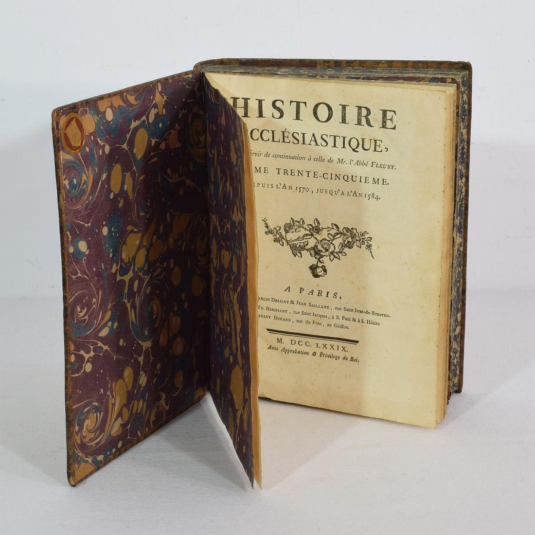 18th Century French Leather Keepsake, Secret Hiding Book 'Box' 3