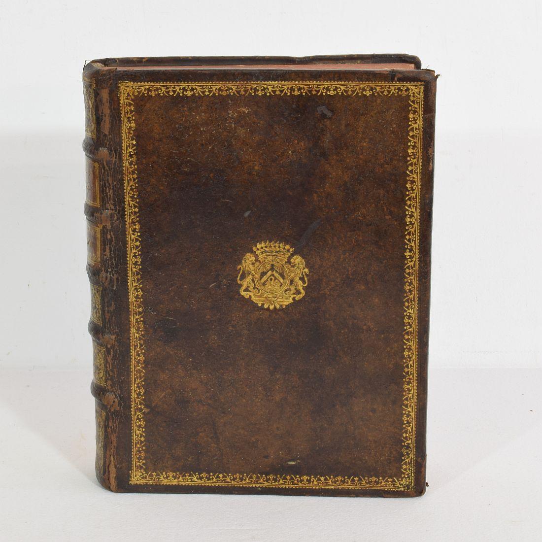 18th Century French Leather Keepsake, Secret Hiding Book 'Box' 5