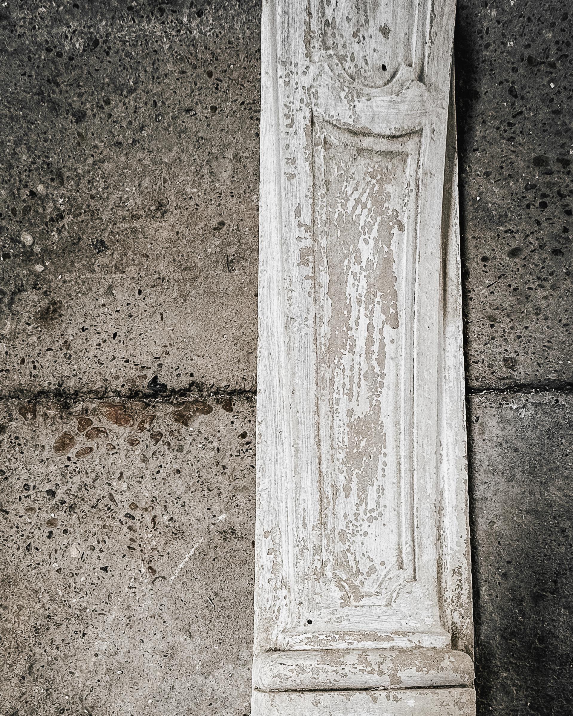 18th Century French Limestone Fireplace Mantel with Shell Detail 13