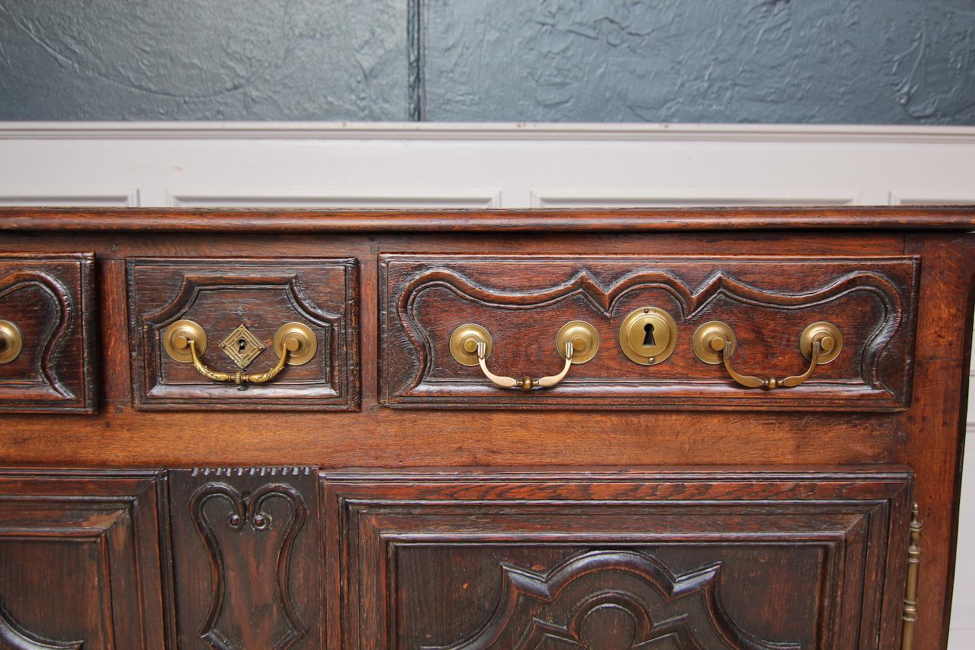 18th Century French Lorraine Sideboard Made of Oak 8