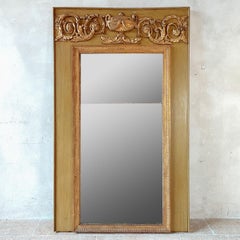 18th century French Louis Seize Trumeau Mirror