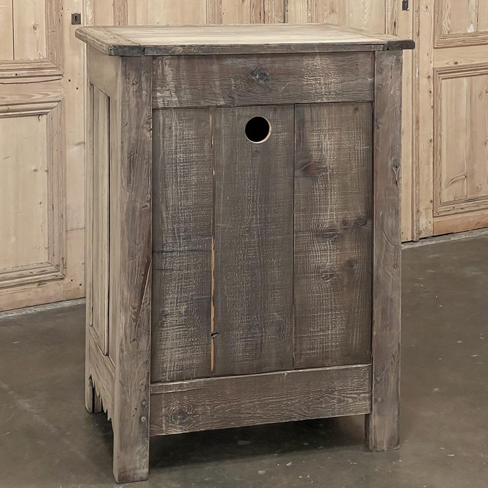 18th Century French Louis XIII Confiturier ~ Cabinet in Stripped Fruitwood For Sale 12