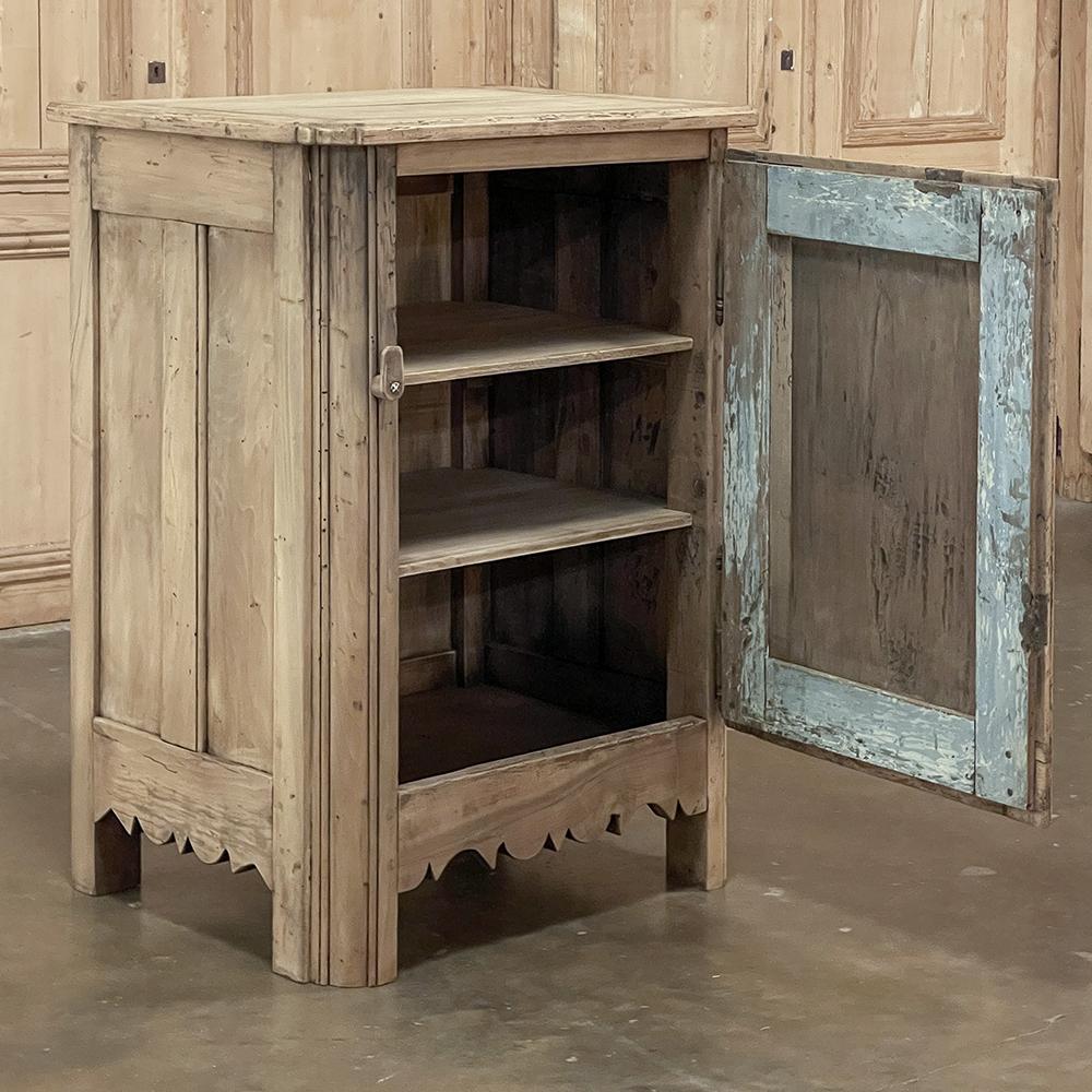 18th Century French Louis XIII Confiturier ~ Cabinet in Stripped Fruitwood For Sale 2