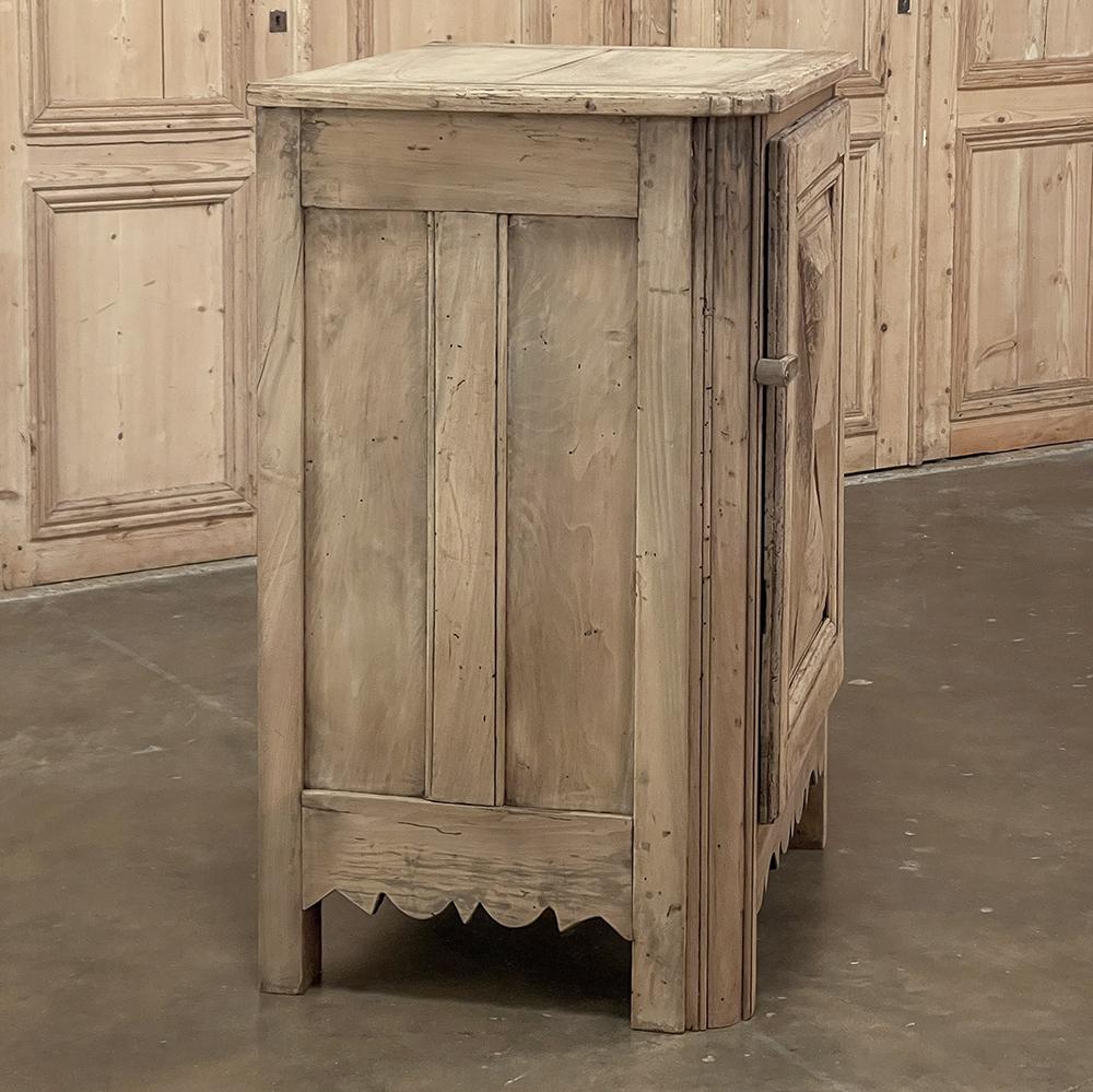 18th Century French Louis XIII Confiturier ~ Cabinet in Stripped Fruitwood For Sale 5