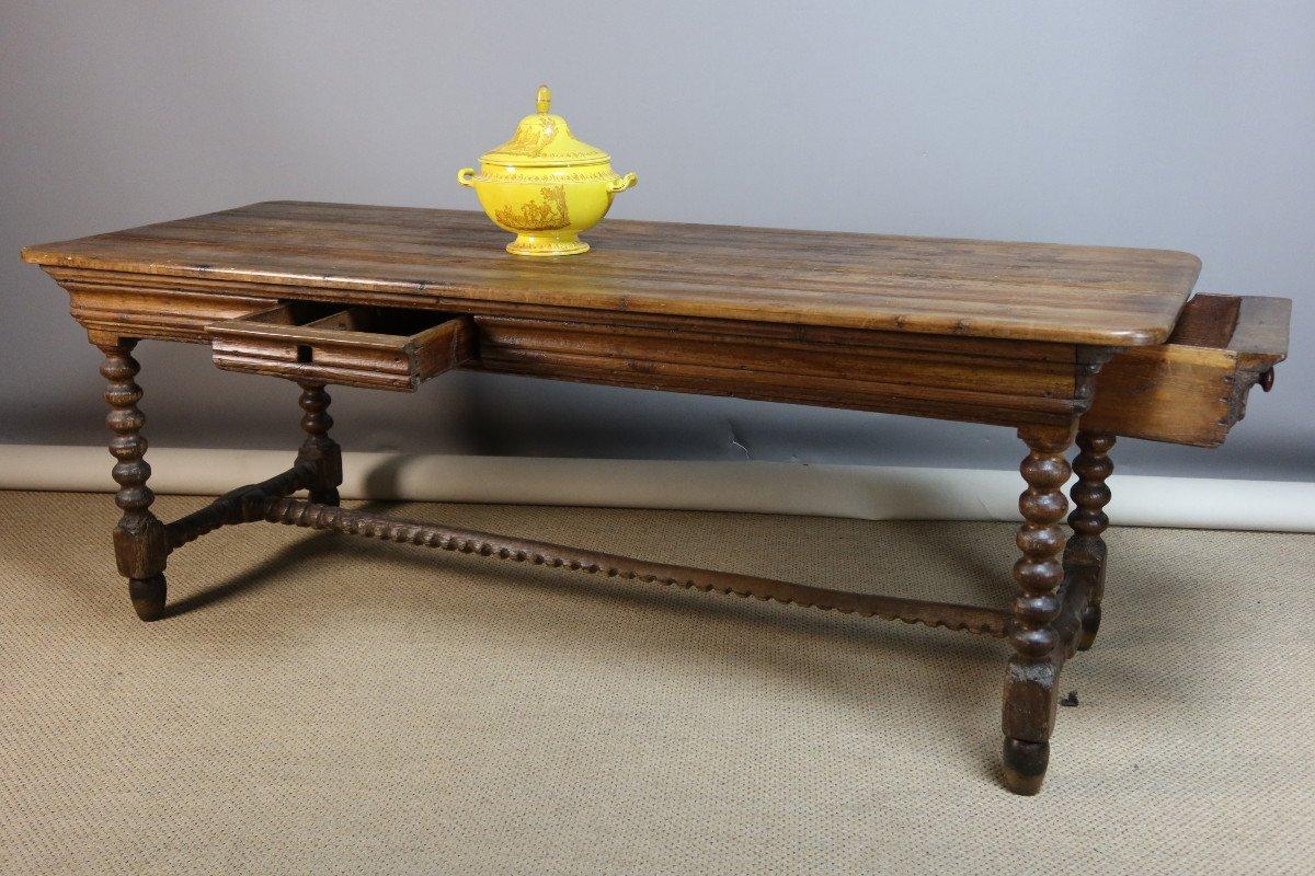 18th century French Louis XIII Pine Historical Table For Sale 8