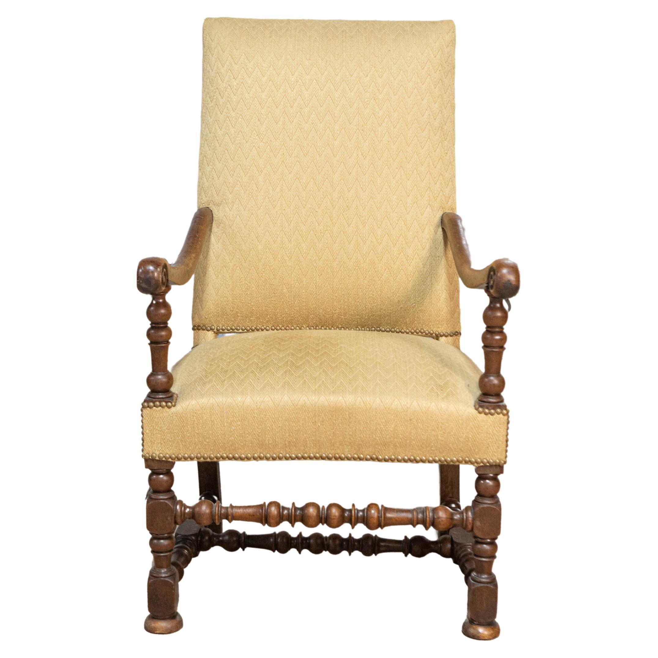 18th Century French Louis XIII Style Armchair