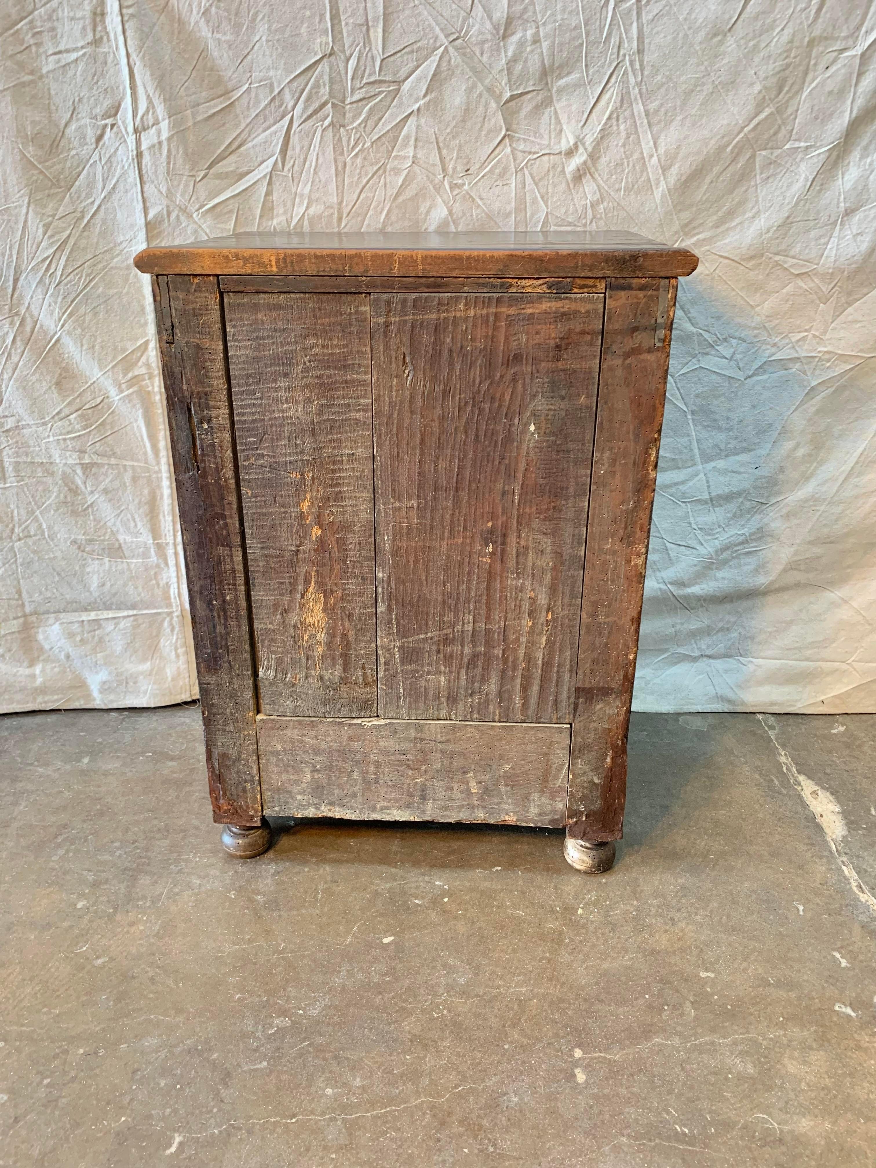 18th Century French Louis XIII Style Oak Cabinet De Confiture 7