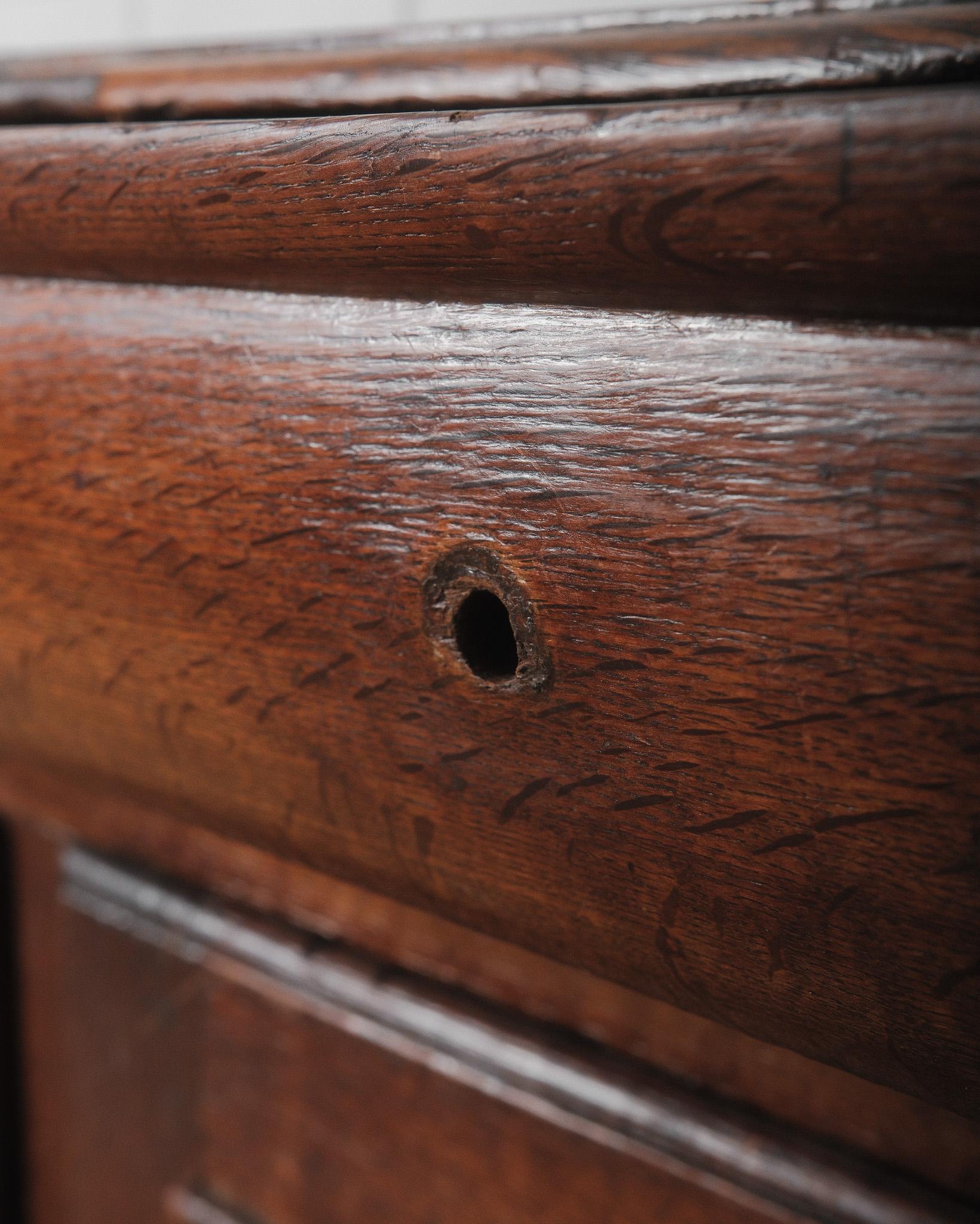 18th Century French Louis XIII Style Provincial Oak Buffet For Sale 5