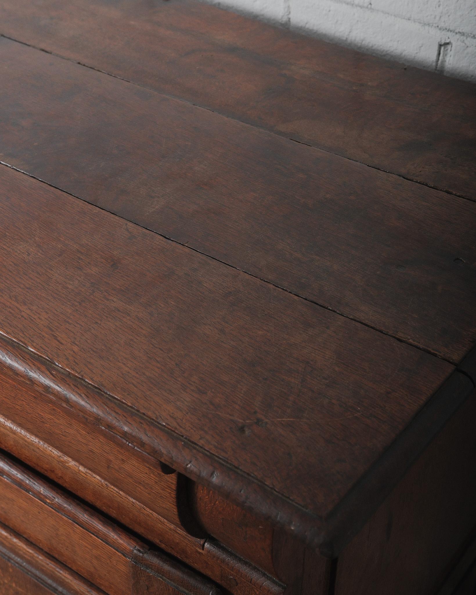 Wood 18th Century French Louis XIII Style Provincial Oak Buffet For Sale