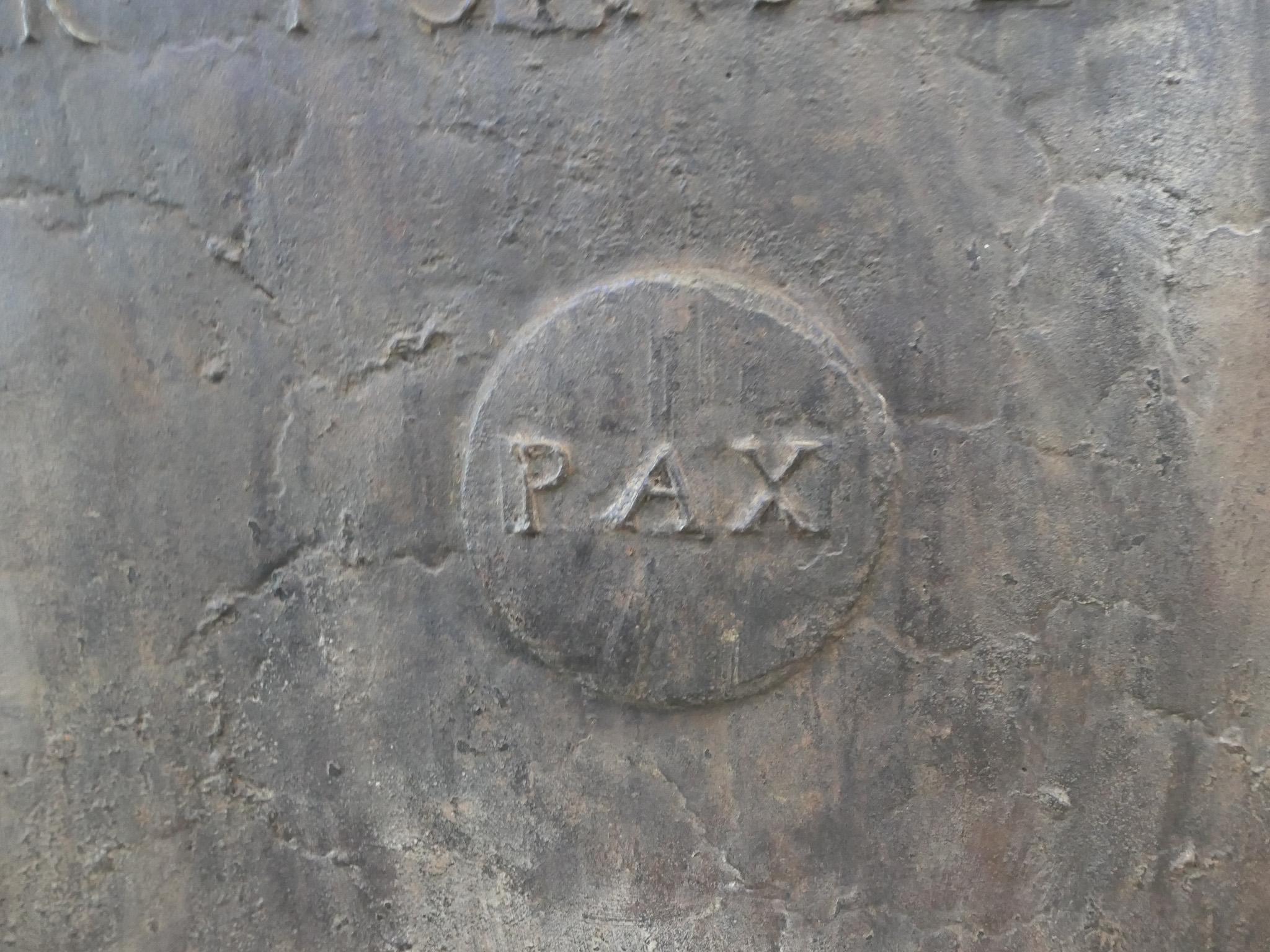 Parafuoco francese del XVIII secolo Luigi XIV 