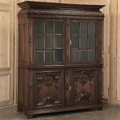18th Century French Louis XIV Bookcase, Vitrine