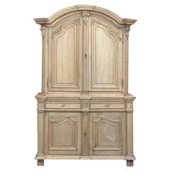 18th Century French Louis XIV Cabinet ~ Armoire in Stripped Oak
