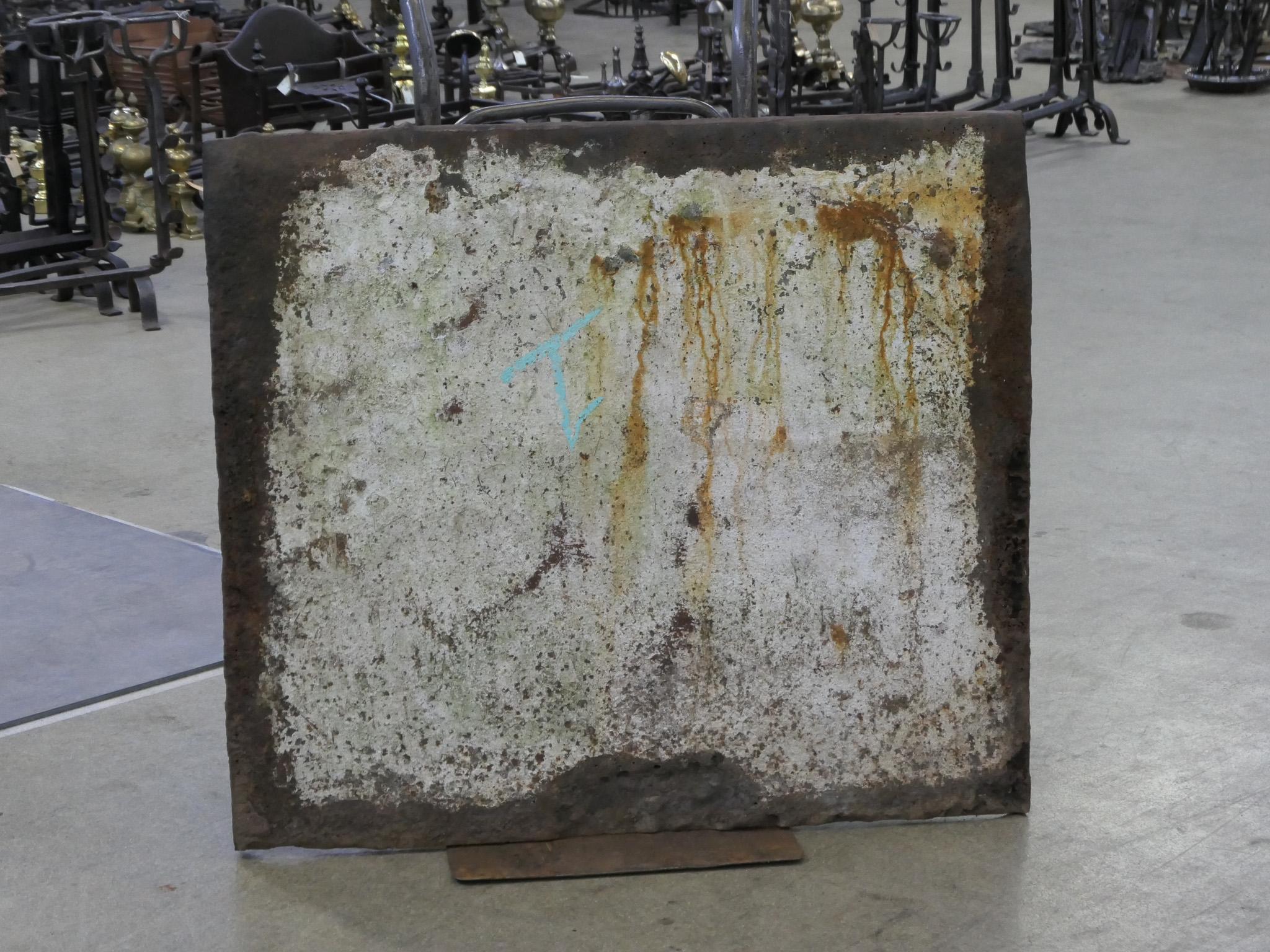 18th Century French Louis XIV 'Coat of Arms' Fireback / Backsplash For Sale 9