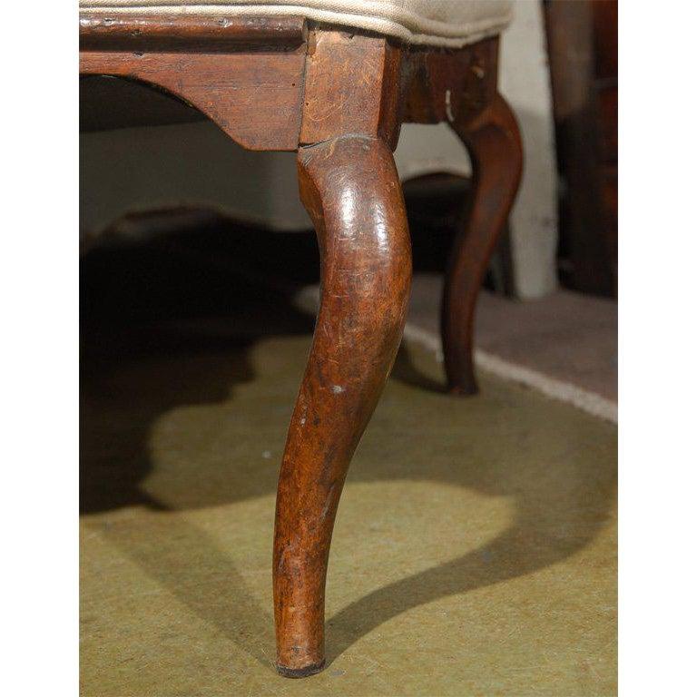 18th Century French Louis XIV Walnut Chair im Zustand „Gut“ in Houston, TX