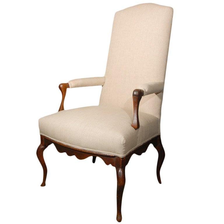 18th Century French Louis XIV Walnut Chair 5