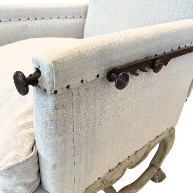 18. Jahrhundert Französisch Louis XV Antique Reclining Stuhl (18. Jahrhundert und früher) im Angebot