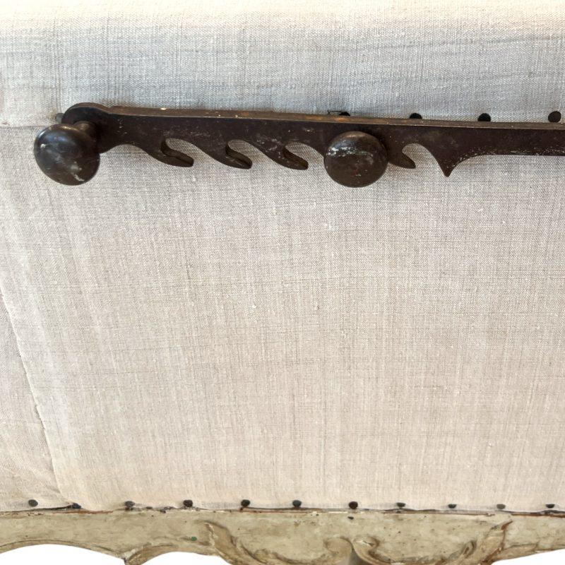 18. Jahrhundert Französisch Louis XV Antique Reclining Stuhl im Angebot 1