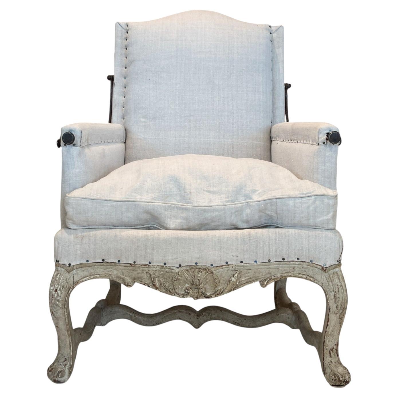 18th Century French Louis XV Antique Reclining Chair