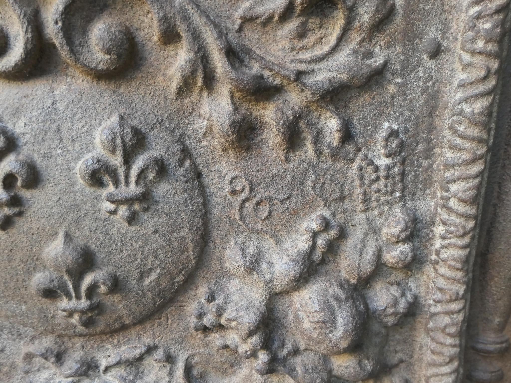 Parafuoco francese del XVIII secolo Luigi XV 