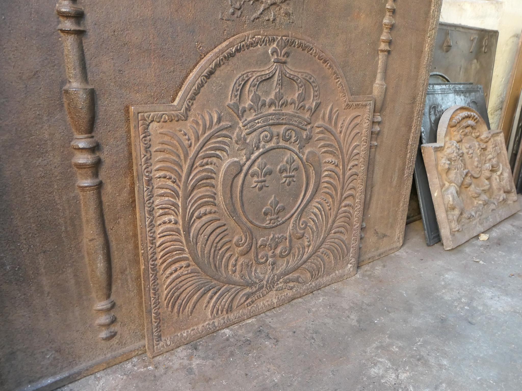 Parafuoco francese del XVIII secolo Luigi XV 