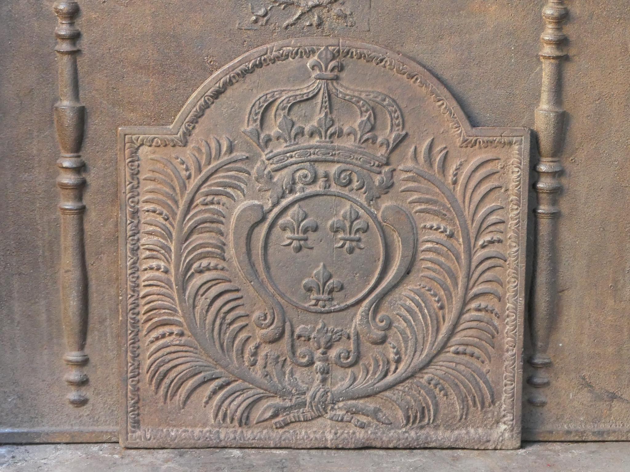 Calco Parafuoco francese del XVIII secolo Luigi XV 