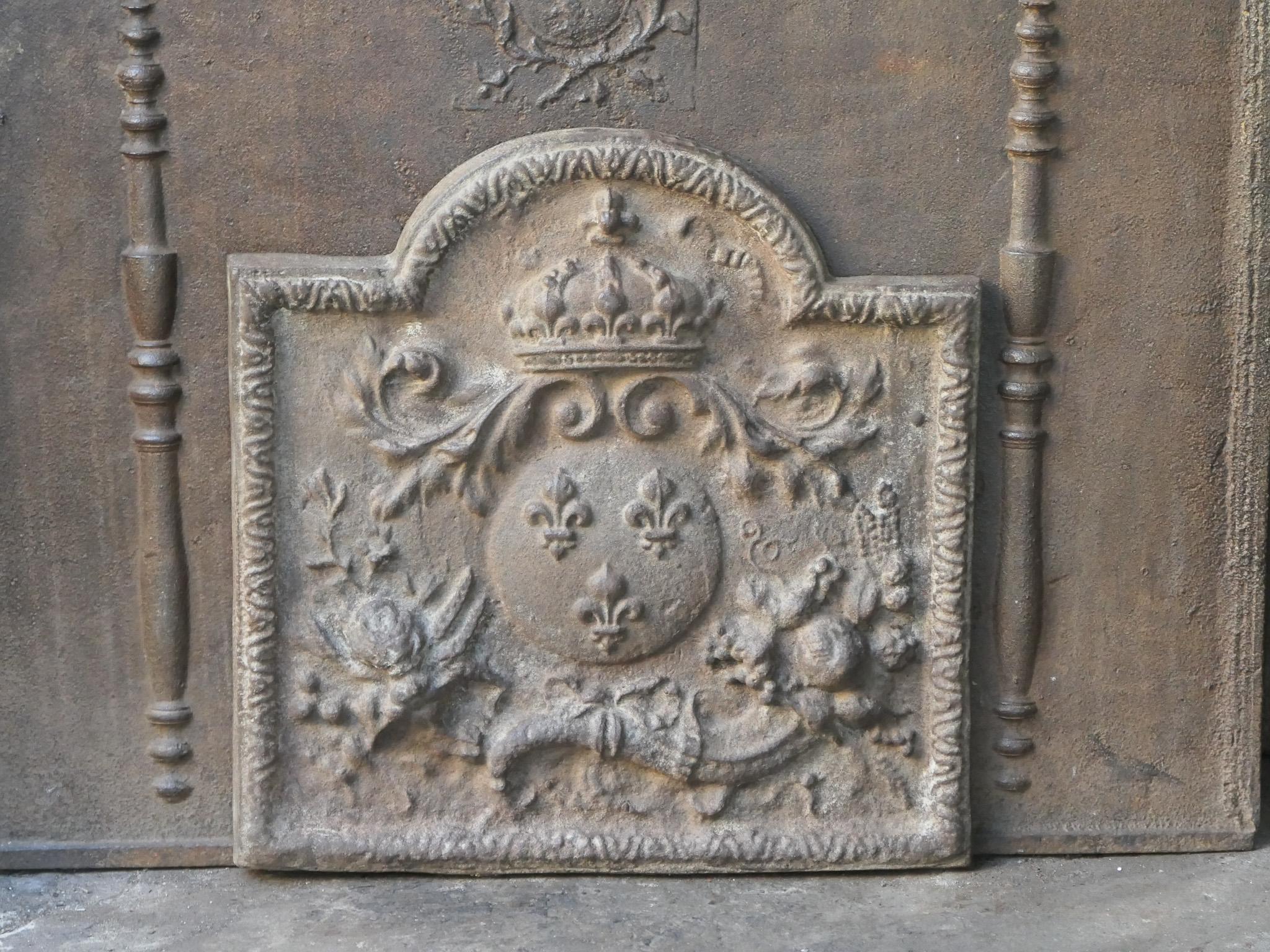 Calco Parafuoco francese del XVIII secolo Luigi XV 