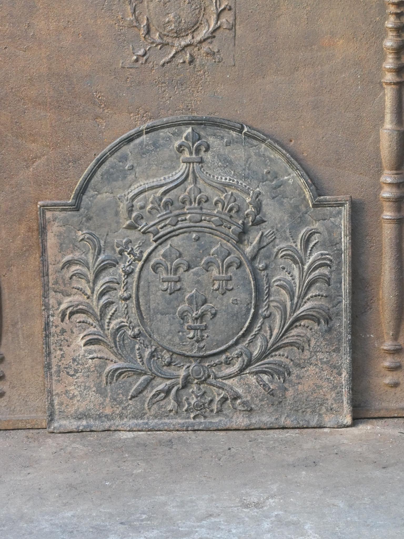 Calco Parafuoco francese del XVIII secolo Luigi XV 