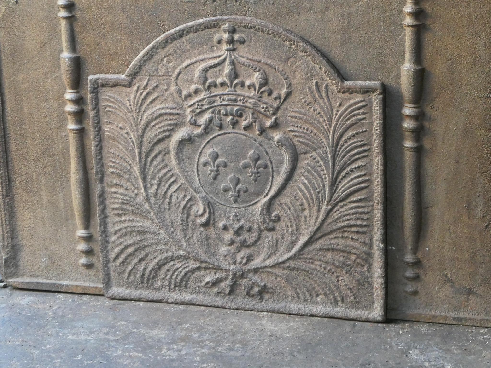 Parafuoco francese del XVIII secolo Luigi XV 
