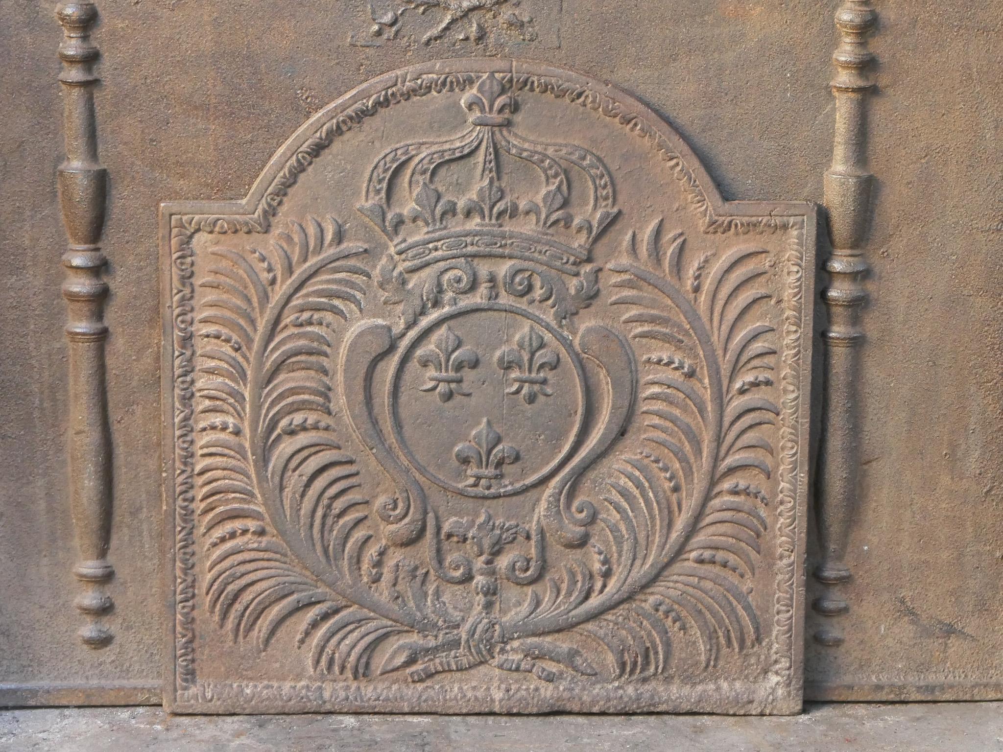 Parafuoco francese del XVIII secolo Luigi XV 