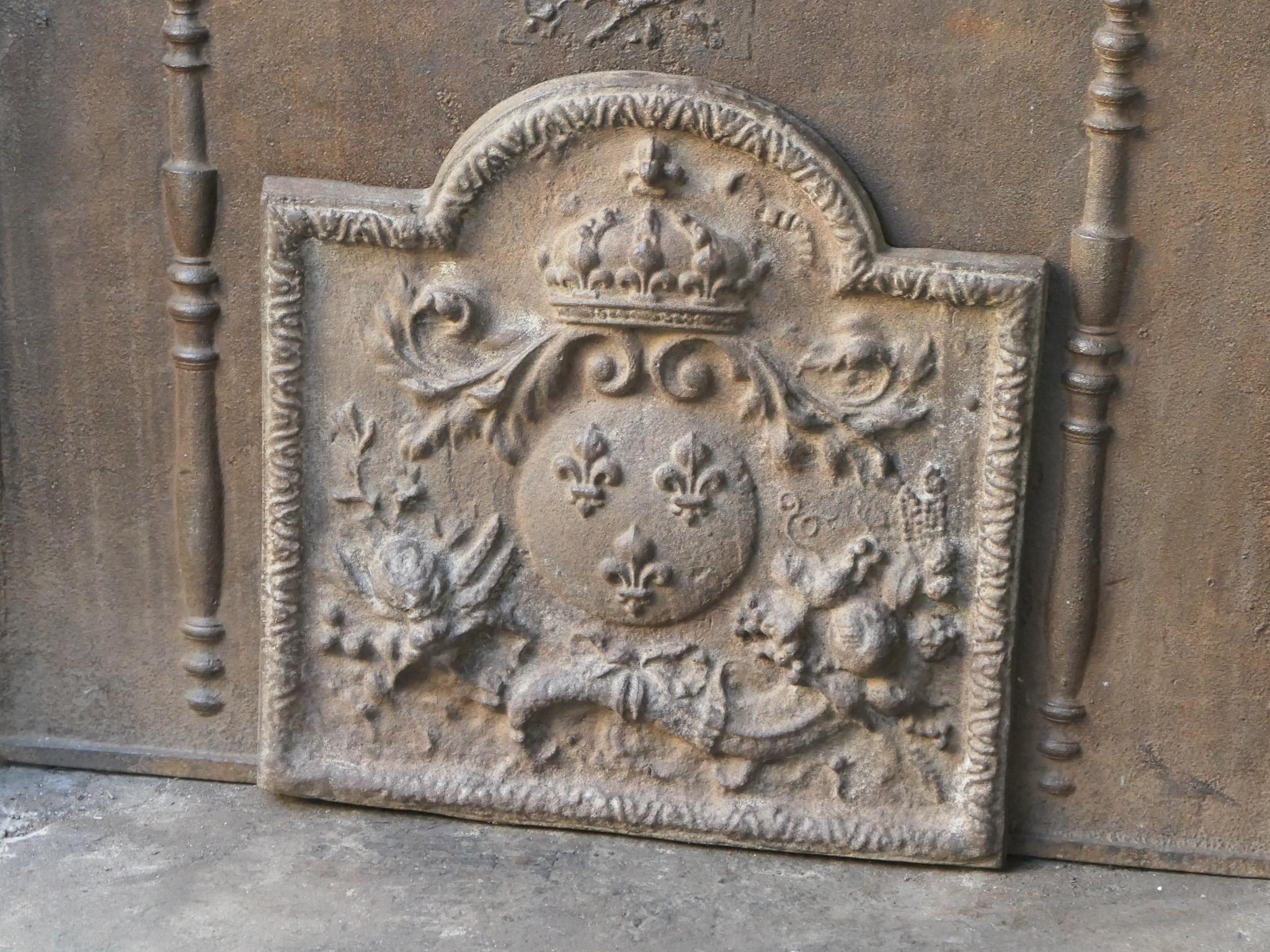 Parafuoco francese del XVIII secolo Luigi XV 