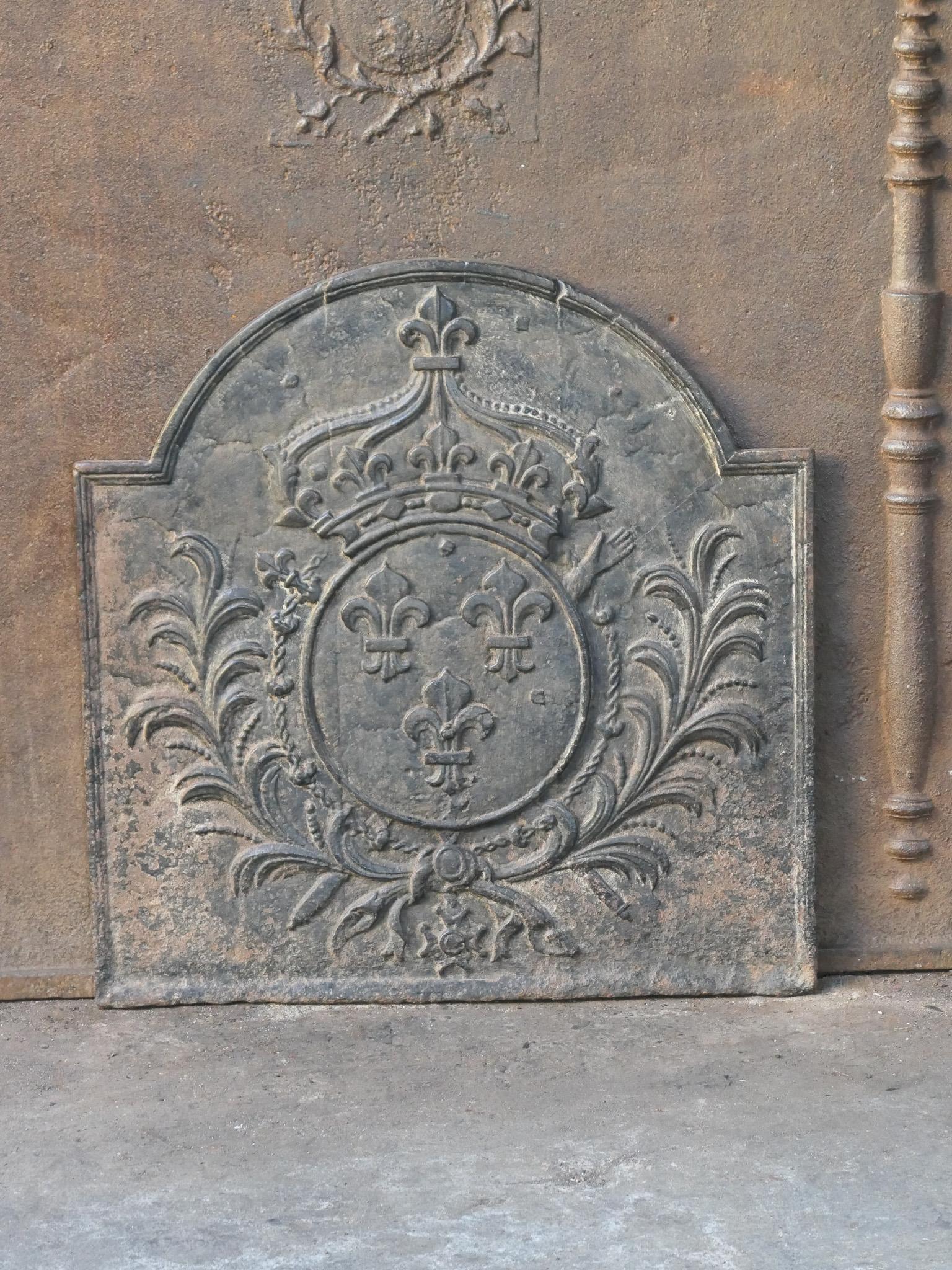 Parafuoco francese del XVIII secolo Luigi XV 
