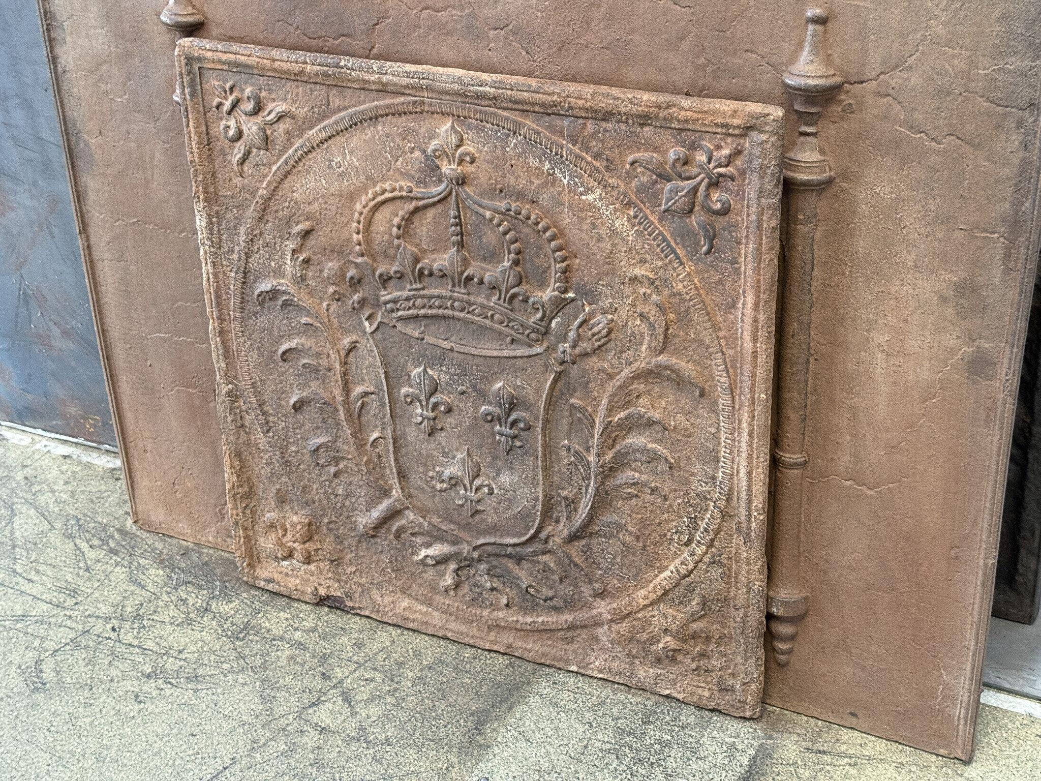 Parafuoco francese del XVIII secolo Luigi XV 