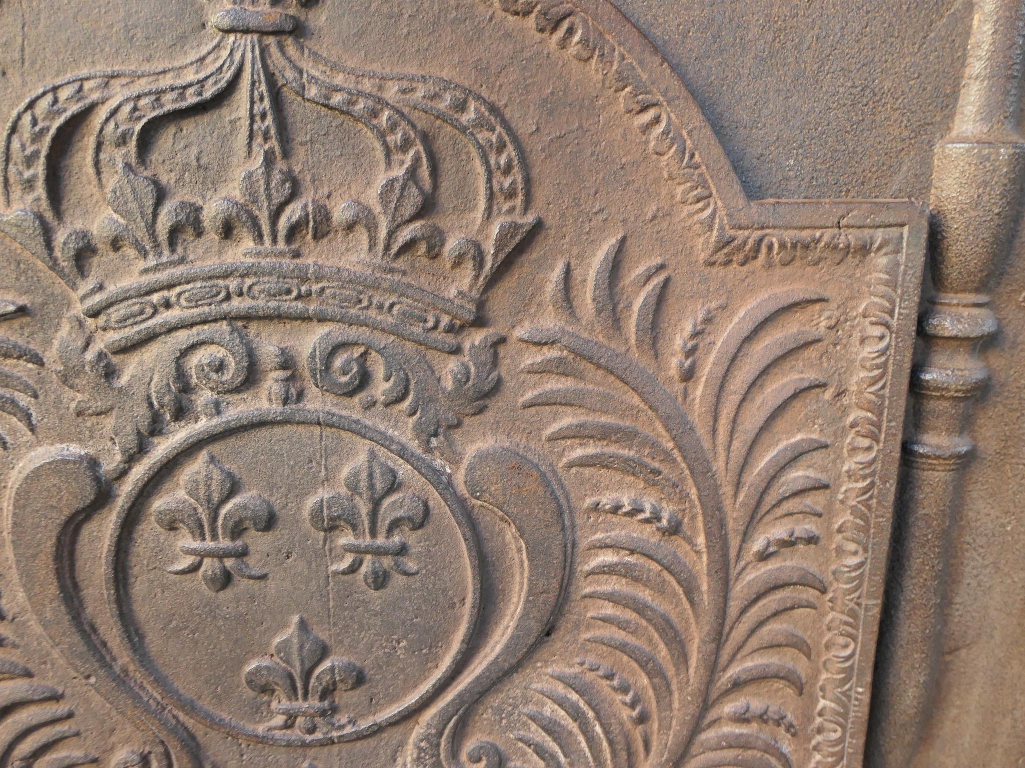 Parafuoco francese del XVIII secolo Luigi XV 
