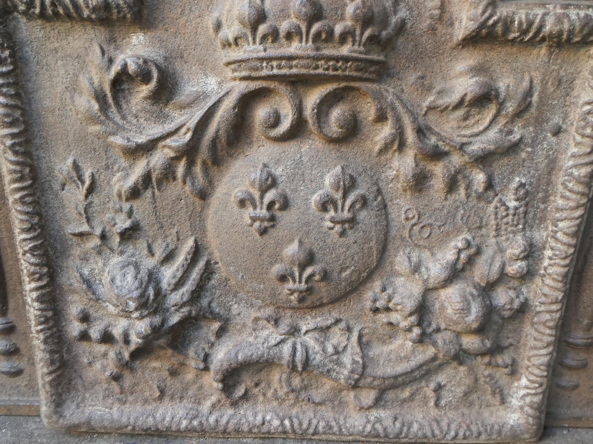 Parafuoco francese del XVIII secolo Luigi XV 