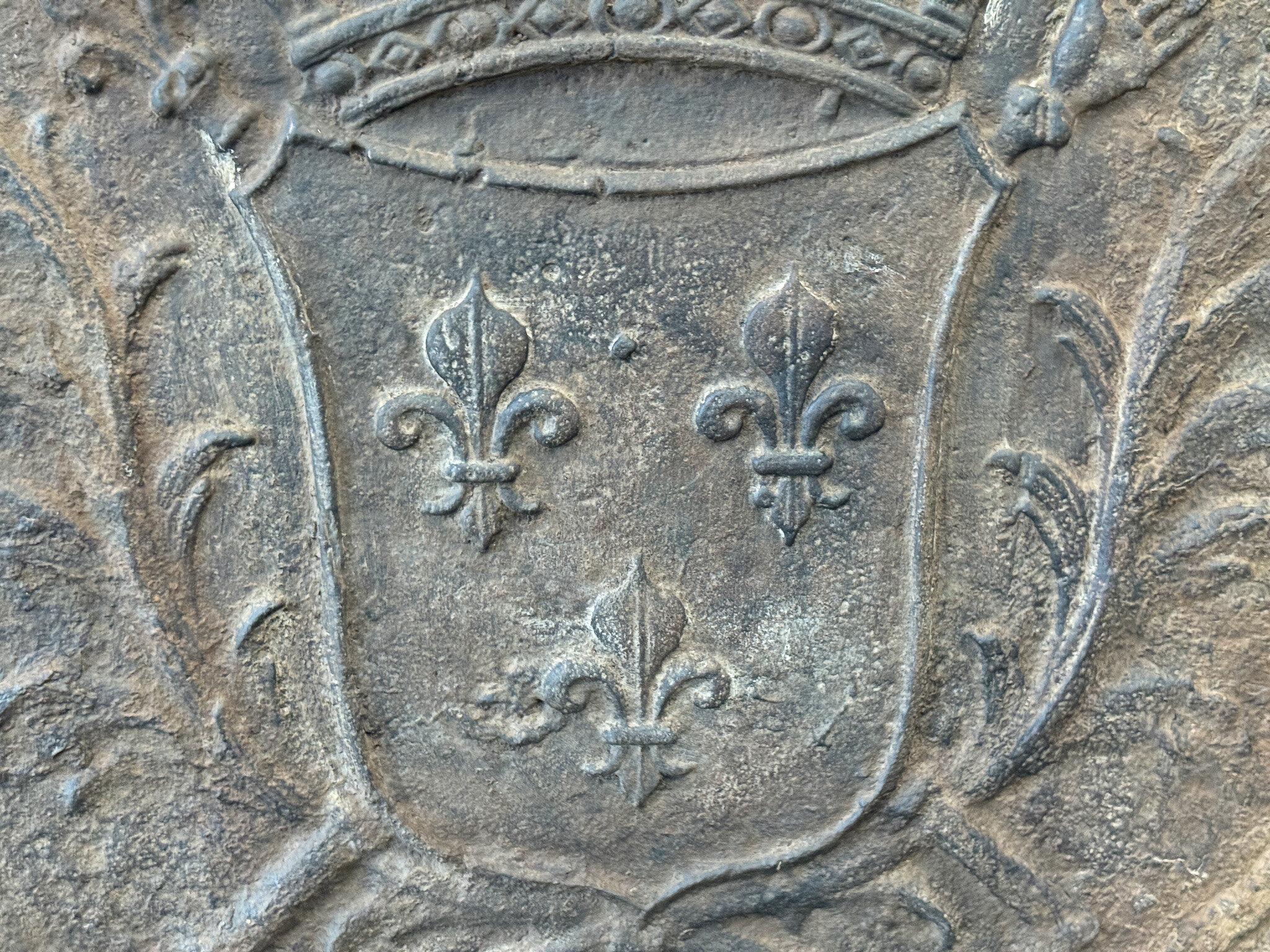 Parafuoco francese del XVIII secolo Luigi XV 