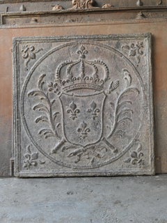 18th Century French Louis XV 'Arms of France' Fireback
