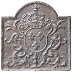 18th Century French Louis XV 'Arms of France' Fireback