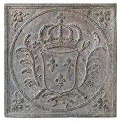 18th Century French Louis XV 'Arms of France' Fireback
