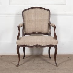 18th Century French Louis XV Bergere Armchair