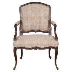 18th Century French Louis XV Bergere Armchair