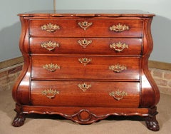 18th Century French Louis XV Bombe Cherry Chest of Drawers, circa 1780
