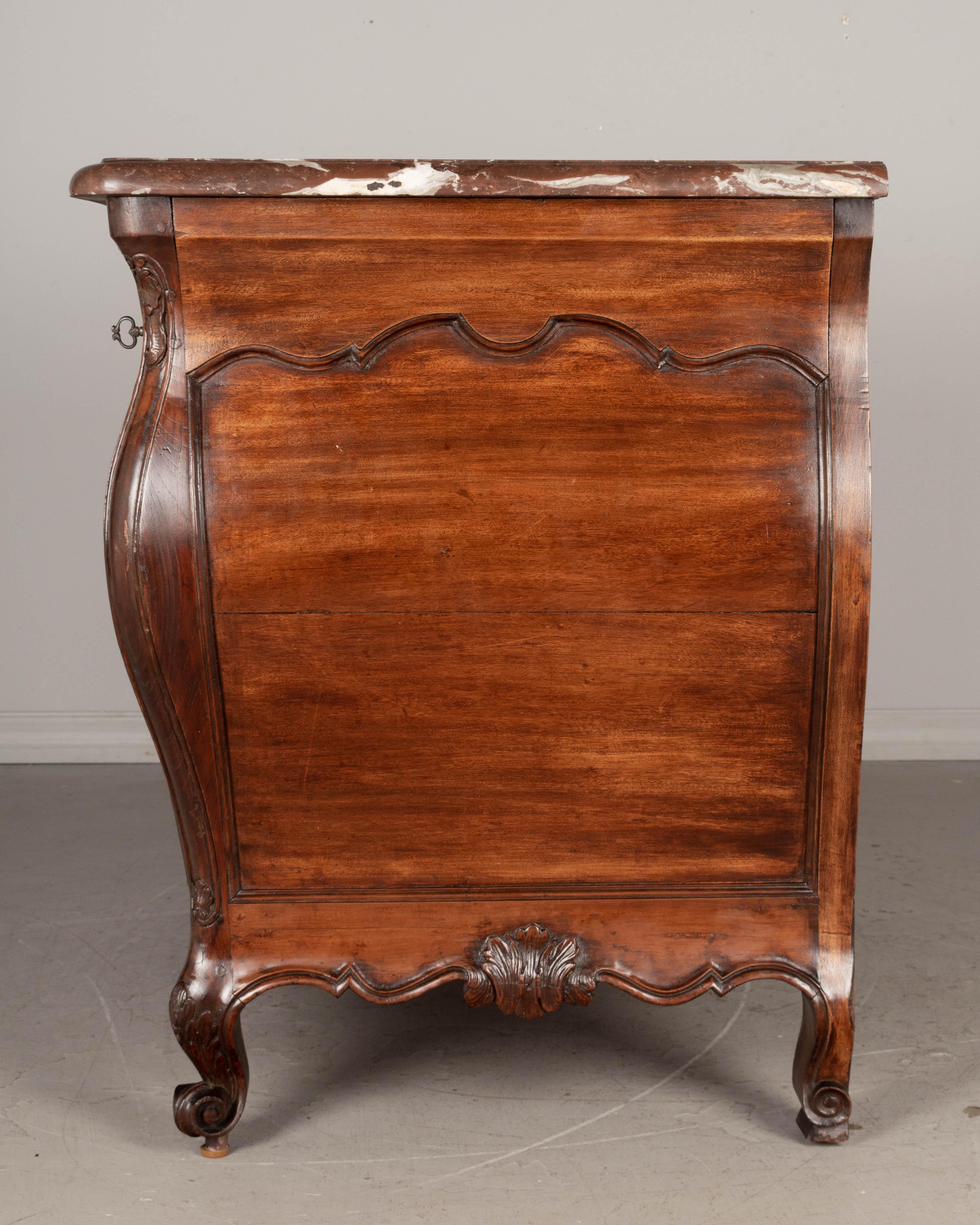 18th Century and Earlier 18th Century French Louis XV Bordelaise Commode For Sale