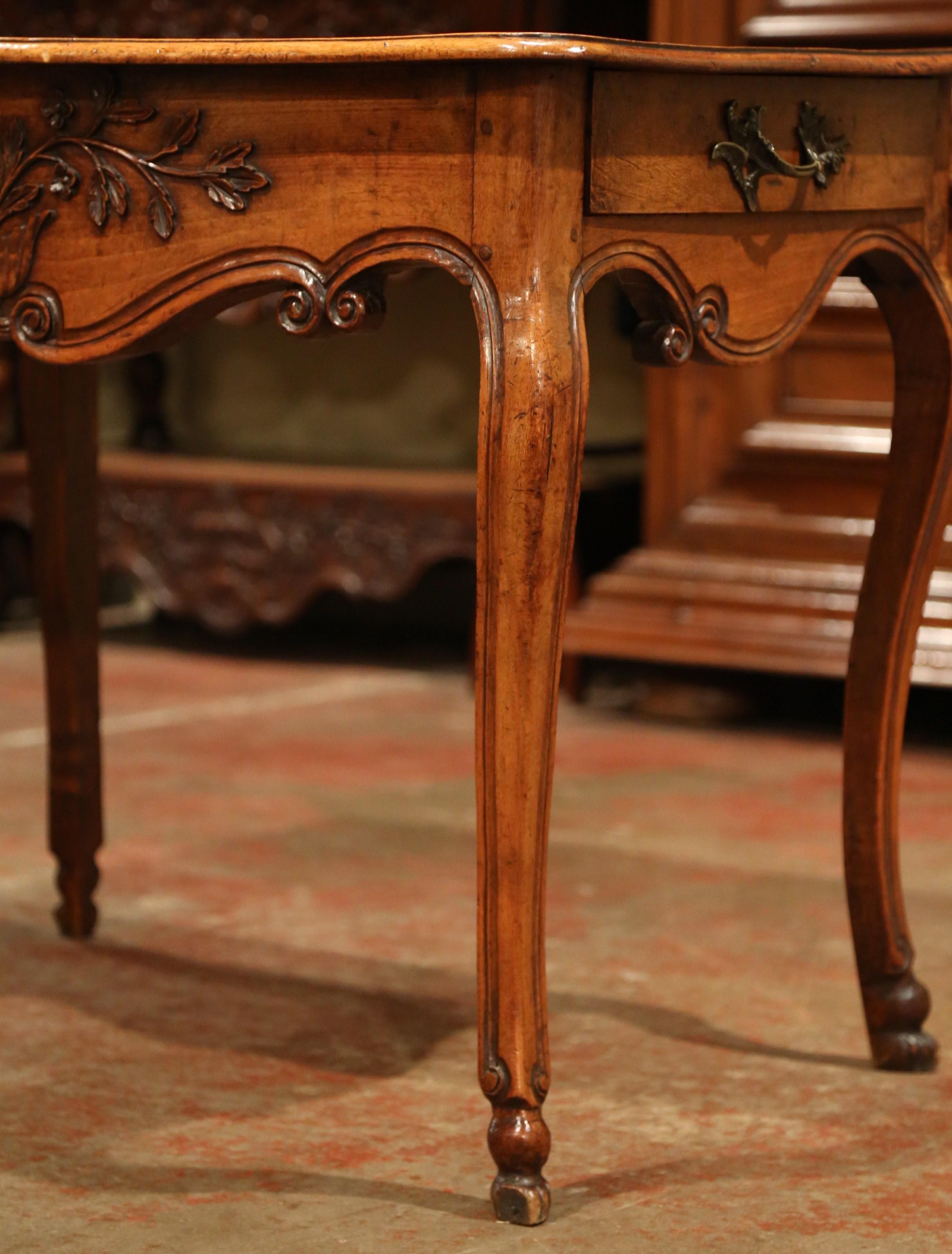 bombe console table