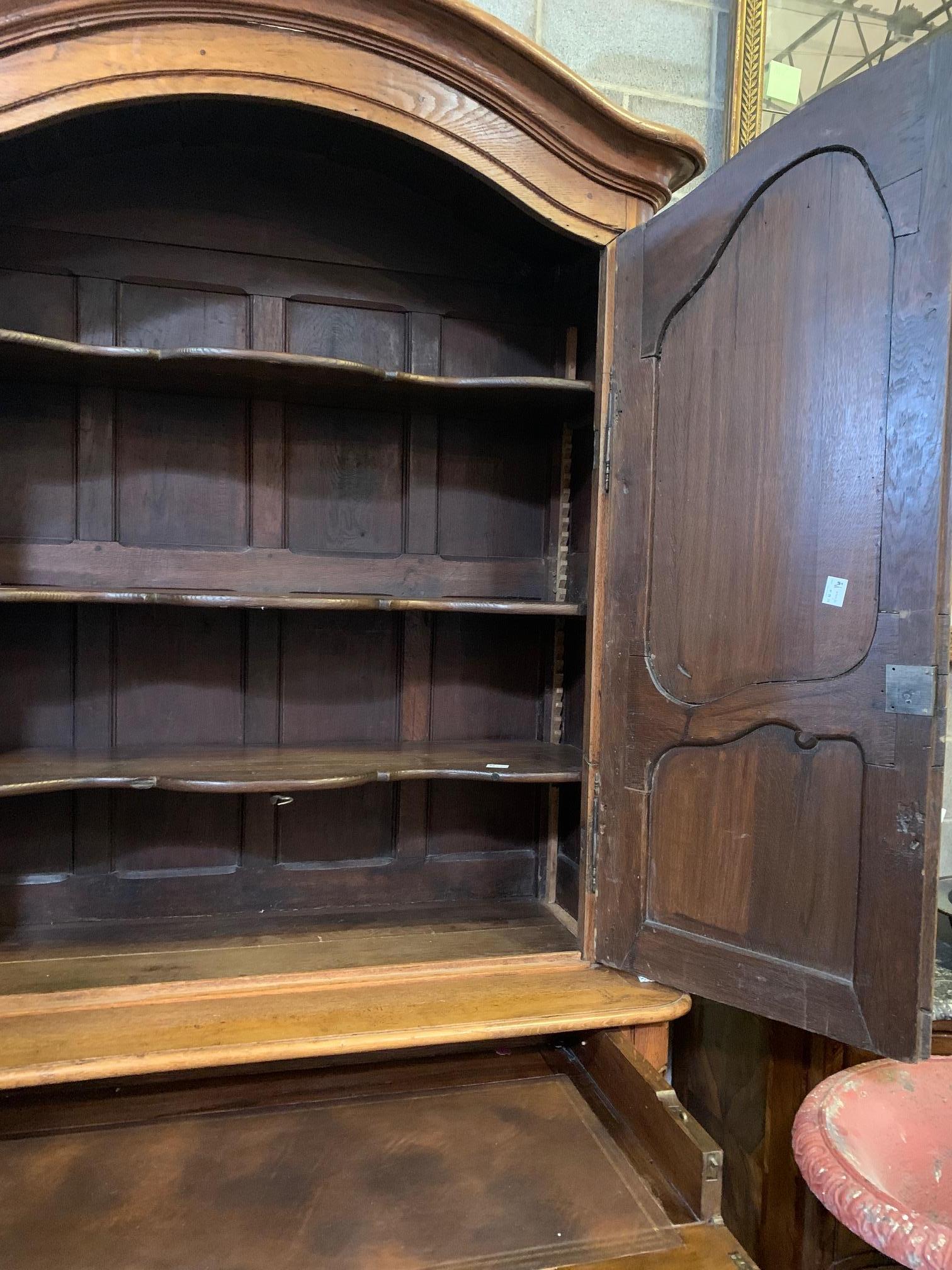 18th Century French Louis XV Carved Oak Cabinet 7