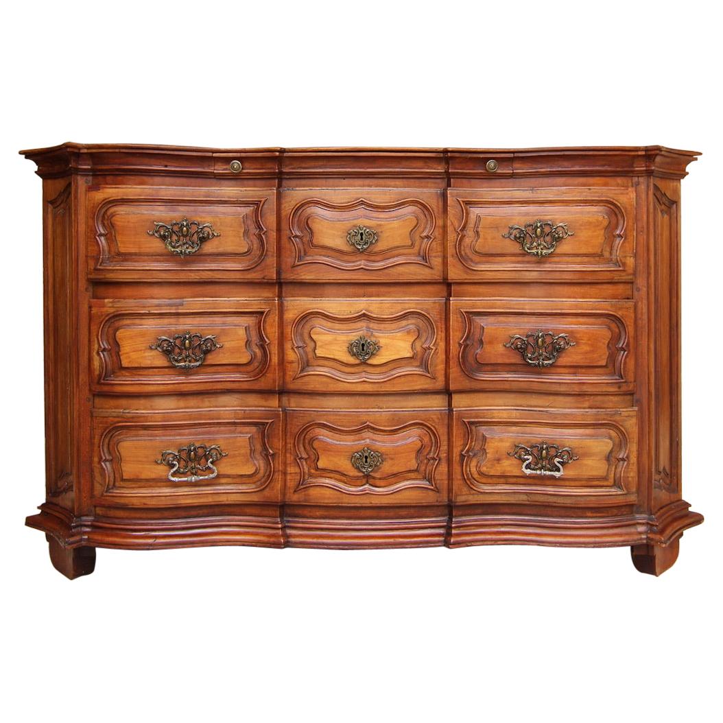 18th Century French Louis XV Cherrywood Chest of Drawers