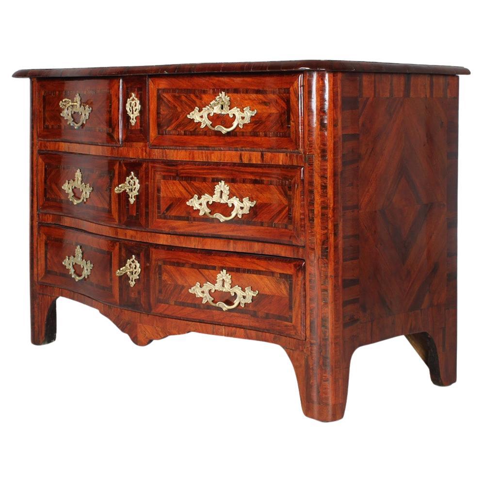 18th Century French Louis XV Chest of Drawers, Palisander, 1740s For Sale