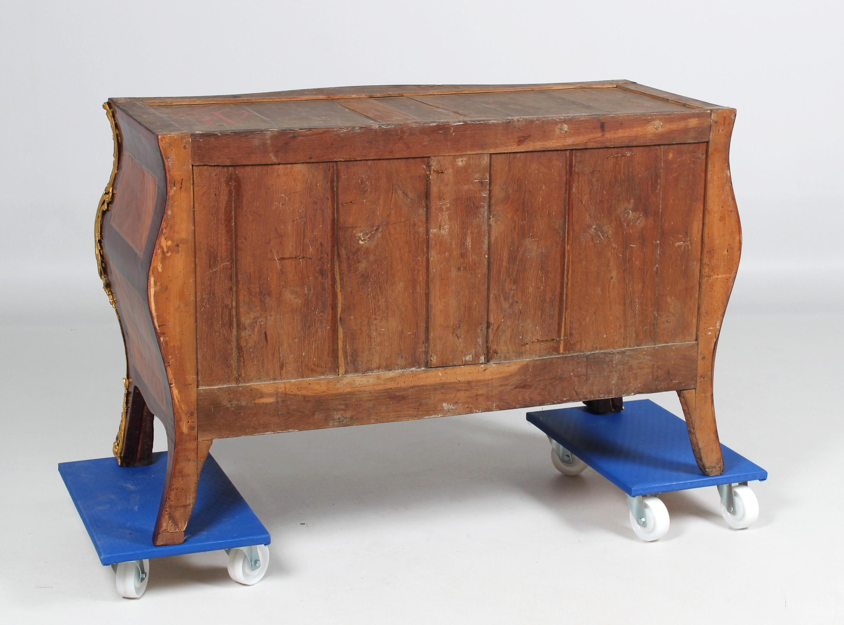 18th Century French Louis XV Chest, Rosewood, Ormolu, Stamped N.PETIT, c. 1765 8