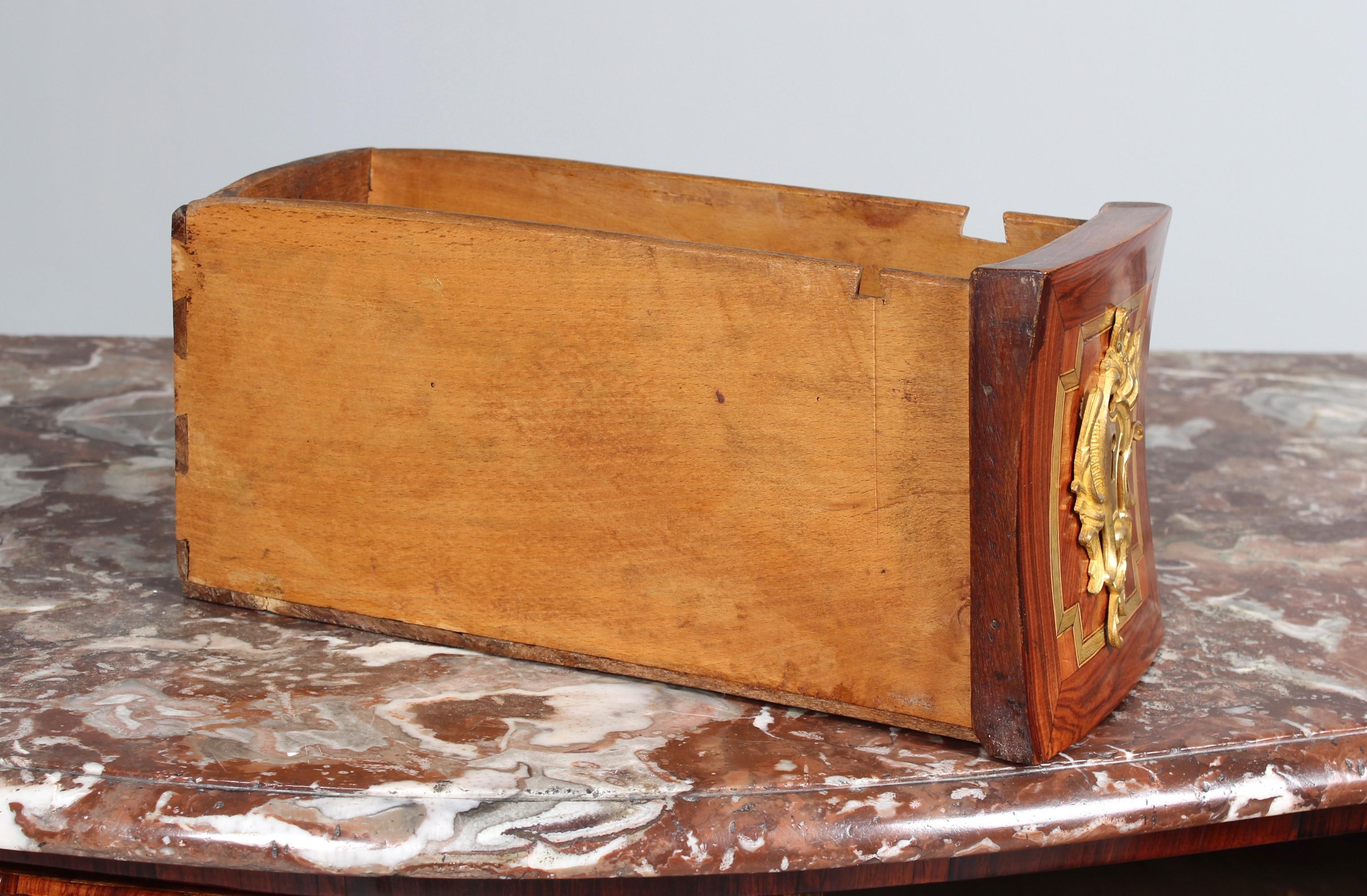 18th Century French Louis XV Chest, Rosewood, Ormolu, Stamped N.PETIT, c. 1765 13