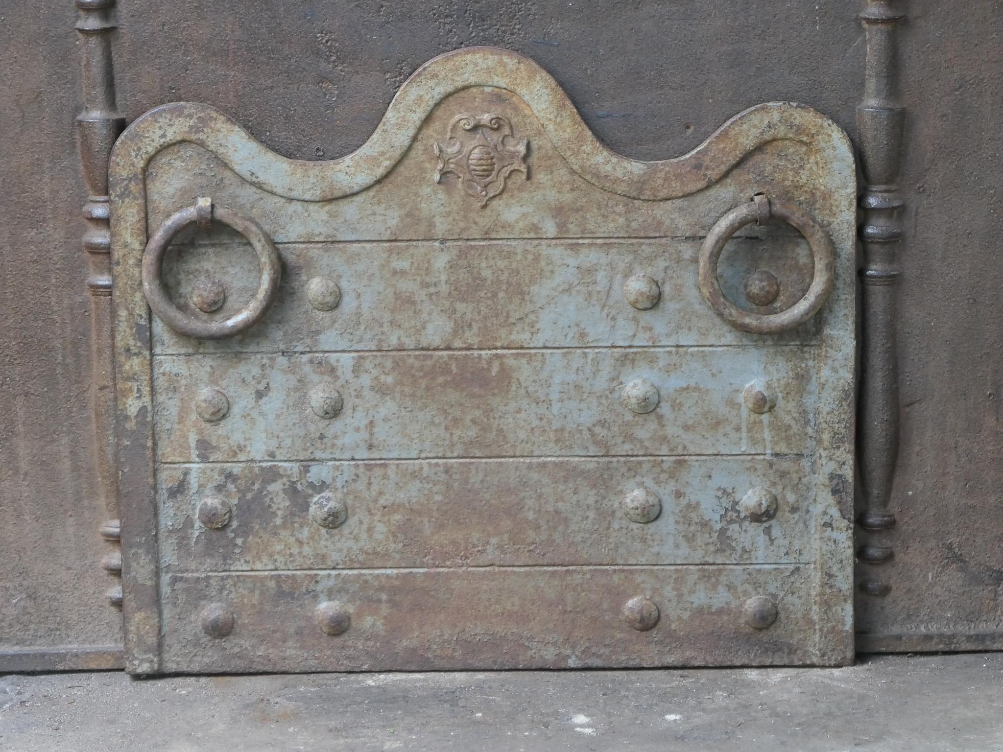 Français Plaque de cheminée / dosseret 